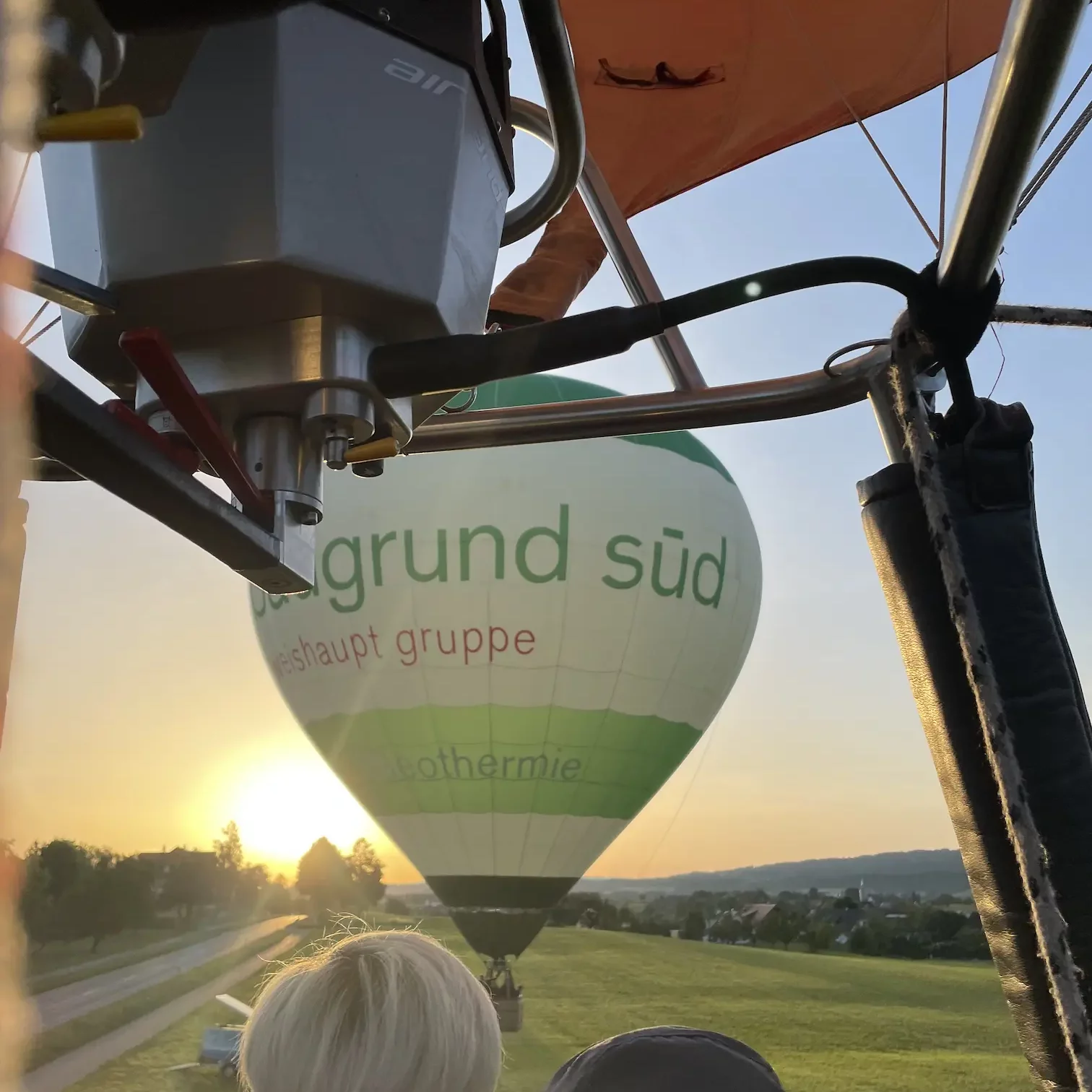 Ballonfahrt Sonnenaufgang